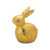Small Rabbit Figurines - 6.25" - Set of 2 - Gold Finish - IMAGE 4