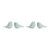 Set of 4 Etched Bird Tabletop Figurines 5.25" - IMAGE 2