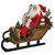 18" Santa Claus and Sleigh Christmas Figurine - IMAGE 1