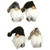 Set of 4 Happy Gnomes Wearing Hats and Boots Christmas Figurines 7" - IMAGE 1