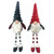 Set of 2 Coiled Hat Christmas Gnome Ornaments 14" - IMAGE 1