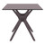 31.5" Brown Solid Square Patio Dining Table - IMAGE 3