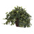 29" Puff Ivy Artificial Silk Plant with Brown Vase - IMAGE 1