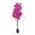 6' Purple Artificial Bougainvillea Tree in Black Pot - IMAGE 4