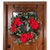 Pre-Lit Red Poinsettia Artificial Christmas Wreath, 30-Inch, LED Mini Lights - IMAGE 2