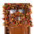9' x 10" Pre-Lit Leaf Artificial Fall Harvest Garland, Clear LED Mini Lights - IMAGE 4