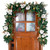 9' x 10" Pre-Lit White Magnolia Artificial Christmas Garland, Clear LED Lights - IMAGE 3