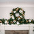 9' x 10" Pre-Lit White Magnolia Artificial Christmas Garland, Clear LED Lights - IMAGE 5