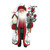 16" Cardinal Santa Claus with Birdhouse and Pine Tree Standing Christmas Figurine - IMAGE 1