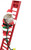 African American Animated and Musical Ladder Climbing Santa Christmas Decoration - 40" - IMAGE 1