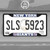 12.25” NFL New York Giants Automotive Metal License Plate Frame - IMAGE 2