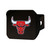 NBA Chicago Bulls Color Class III Hitch - Black Hitch Cover Auto Accessory - IMAGE 1