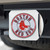 MLB Boston Red Sox Chrome Automobile Hitch Cover - 4” - Silver and Red - IMAGE 2