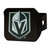 NHL Vegas Golden Knights Automobile Hitch Cover - 4” - Black and Silver - IMAGE 1