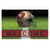 18" x 30" Green and Red Contemporary NFL 49ers Outdoor Door Mat - IMAGE 1