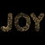 LED Lighted Twinkle "Joy" Metal Wire Outdoor Christmas Decoration - 16" - Gold - IMAGE 3