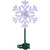 14.75" LED Lighted Clip-On Snowflake Christmas Tree Topper, White Lights - IMAGE 2