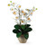 25" Double Phalaenopsis Silk Orchid Potted Artificial Flower Arrangement - IMAGE 1
