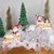 Santa and Snowman on Gingerbread Train Car Christmas Figurines - 6.75" - Set of 2 - IMAGE 6