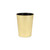 6.25" Gold and Black Round Tapered Planter - IMAGE 1