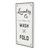 24.25” White and Black Vertical Laundry Wall Sign - IMAGE 3