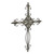 29" Bronze Solid Rustic Finish Metal Wall Cross - IMAGE 1