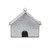 12.25" Brown and Gray Outdoor Birdhouse with Top Hanging Loop - IMAGE 6