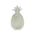 9.5" Silver Finish Pineapple Tabletop Decoration - IMAGE 1