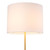 63" White and Gold Marble Base Floor Lamp - IMAGE 4