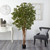 6' Artificial Japanese Maple Silk Tree with Black Pot - IMAGE 3