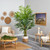 8' King Palm Artificial Tree in Handmade Jute Planter - IMAGE 3