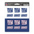 12ct NFL New York Giants Automotive Mini Decal Stickers 6.25” - IMAGE 1