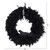Black Feather with Decorative Raven Halloween Wreath, 30-Inch, Unlit - IMAGE 4