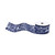 "Peace on Earth" Wired Craft Christmas Ribbon - 2.5" x 30 Yards - Blue and White - IMAGE 2