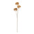 12 Piece Set Golden Hydrangea Artificial Stems 28" - IMAGE 2