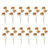 12 Piece Set Golden Hydrangea Artificial Stems 28" - IMAGE 3