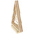 Lighted Wooden Christmas Tree with Stars Decoration - 11" - IMAGE 5