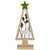 Lighted Wooden Christmas Tree with Star and Reindeer Woodland Scene - 15" - IMAGE 1