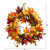 Maple Leaf with Berries and Pinecones Artificial Fall Harvest Twig Wreath, 24-Inch, Unlit - IMAGE 4