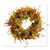Hydrangea with Ranunculus and Maple Leaves Artificial Fall Harvest Wreath, 32-Inch, Unlit - IMAGE 4