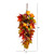 35” Maple Leaf and Berries Artificial Fall Harvest Teardrop Swag, Unlit - IMAGE 4