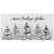 Flocked Christmas Tree "Where Treetops Glisten" Wall Art Decoration - 19.75" - IMAGE 1