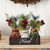 12" Mason Jar “Noel” Artificial Christmas Arrangement - IMAGE 2
