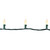 LED Faceted C6 Christmas Light - Warm White - 66.25' Green Wire - 200ct - IMAGE 5