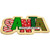 Red and Green "Santa Stop Here" Outdoor Christmas Doormat 18" x 30" - IMAGE 4