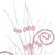 29" Pink and White Candy Cane Swirls Christmas Spray - IMAGE 4