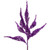 21" Purple Glittered Leaves Christmas Spray - IMAGE 3