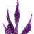 21" Purple Glittered Leaves Christmas Spray - IMAGE 4
