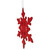 6-Point Hanging Wooden Snowflake Christmas Ornament - 7.75" - Red - IMAGE 5