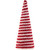 Candy Cane Swirled Christmas Cone Tree - 10.5" - Red and White - IMAGE 1